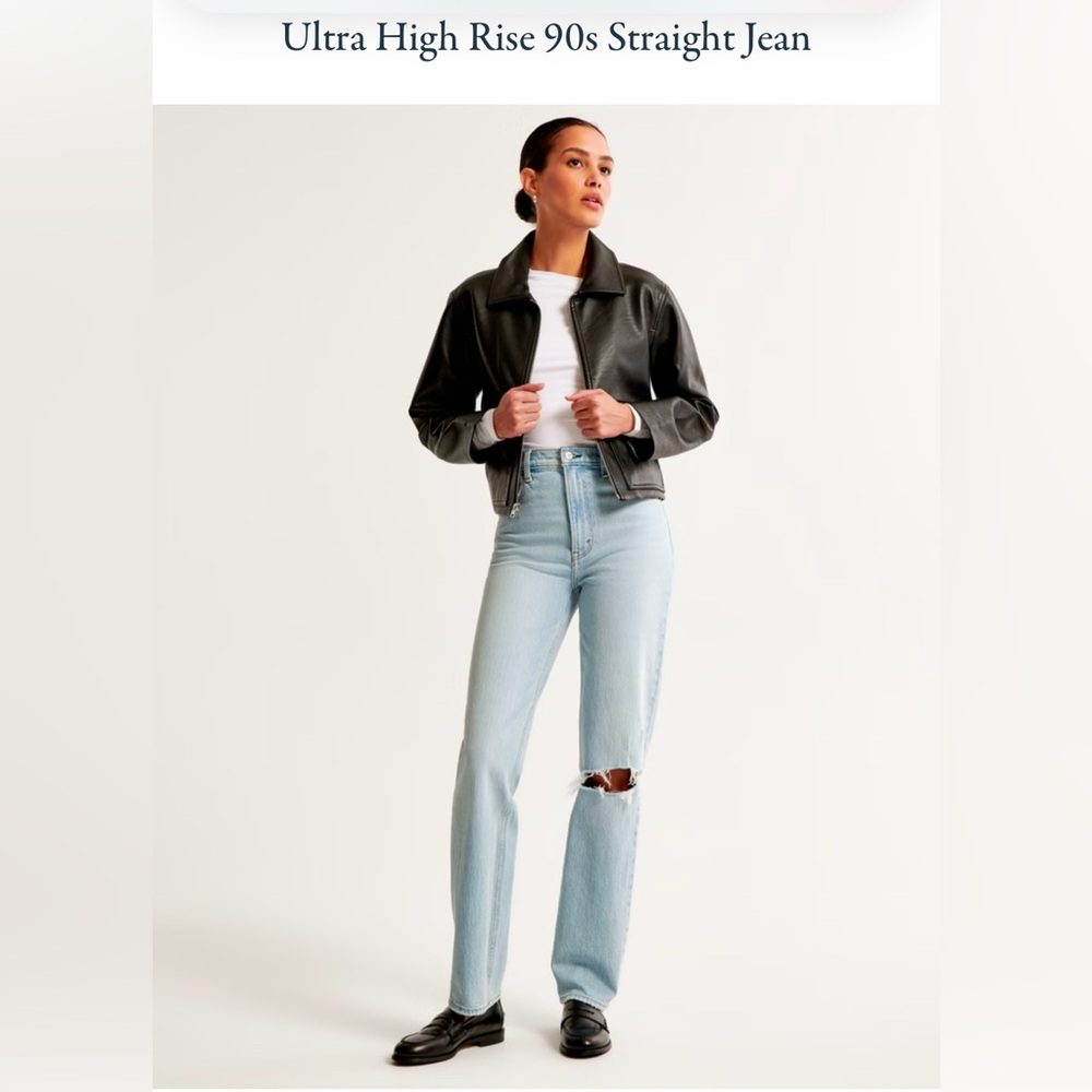 Abercrombie light destroy jeans